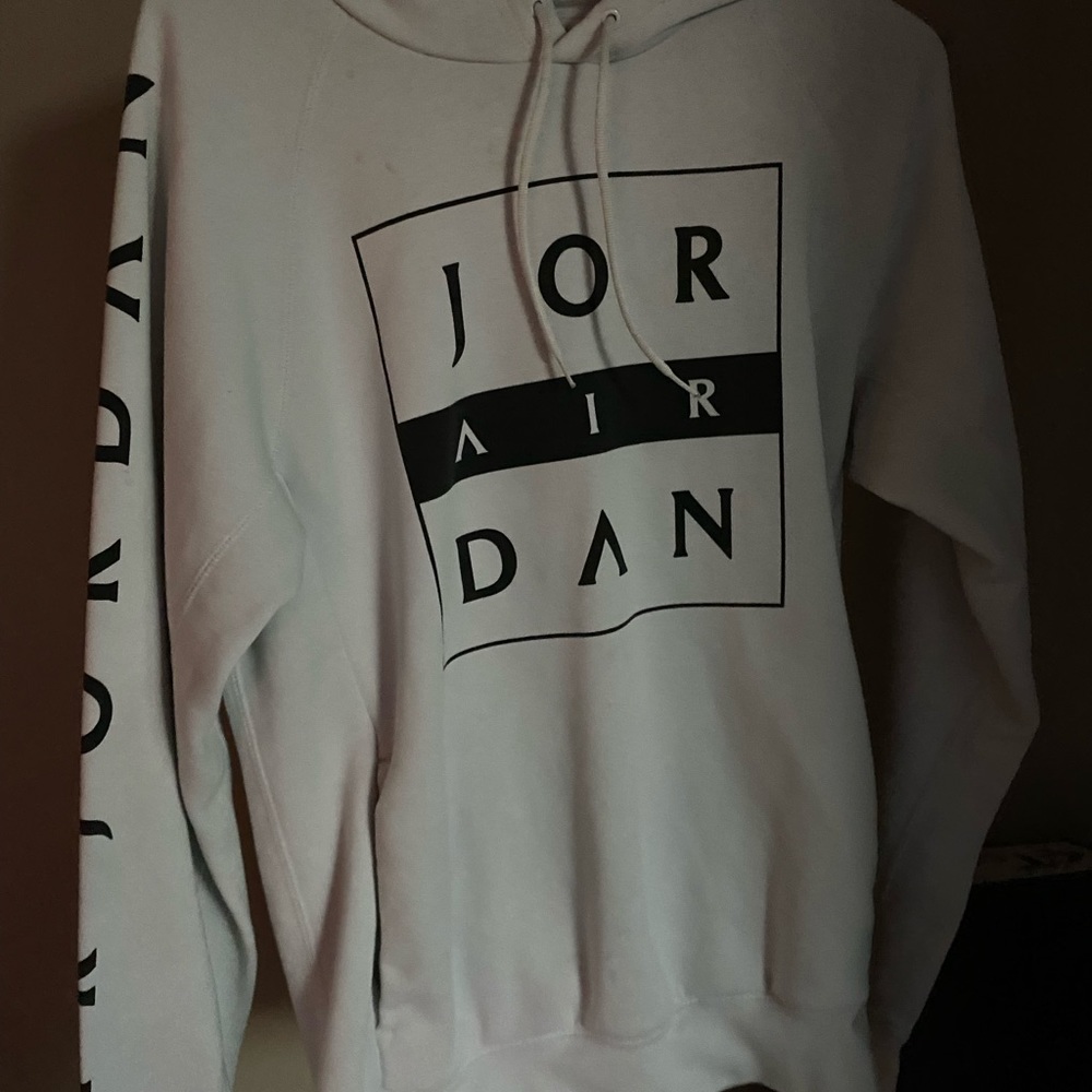 Jordan white hoodie